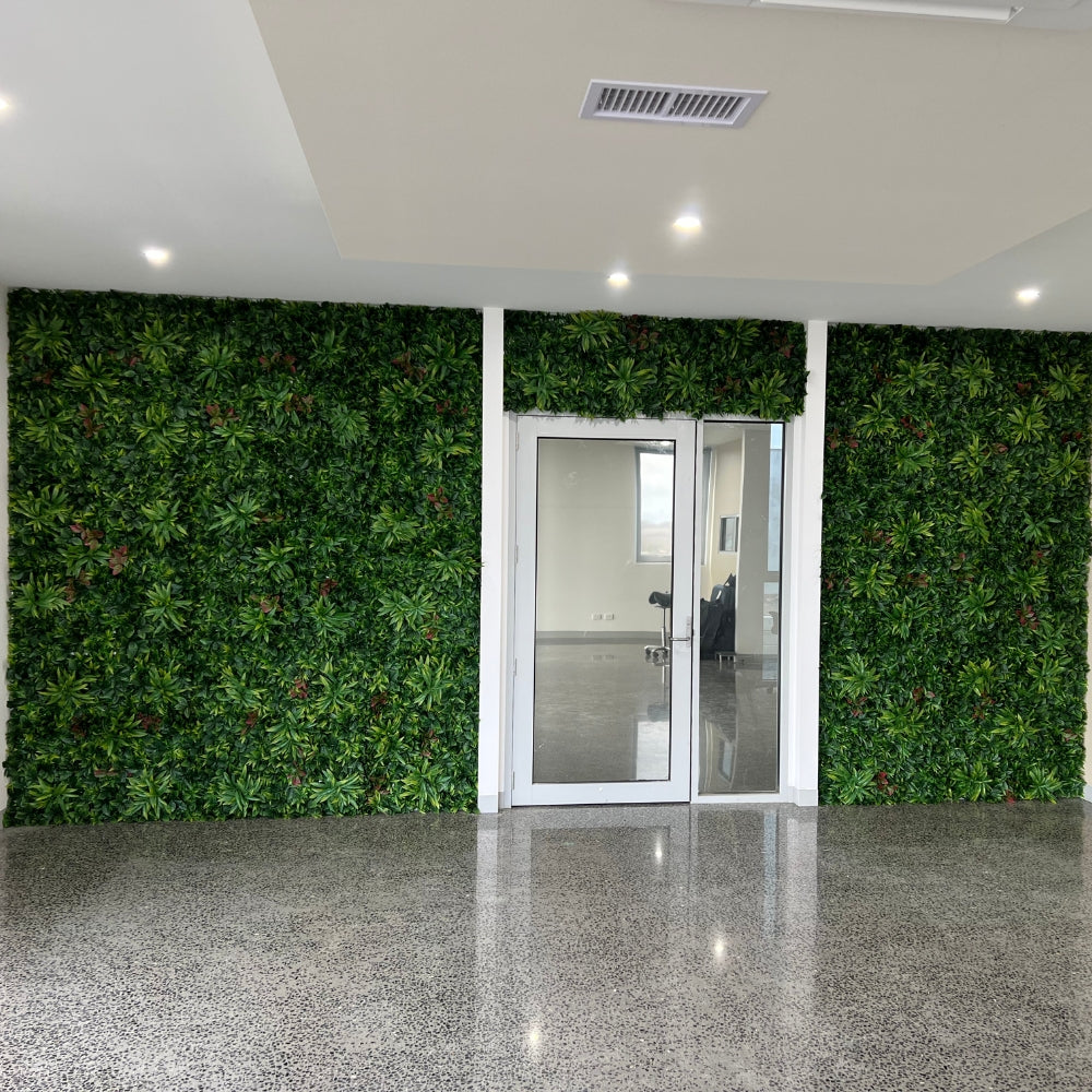 artificial green wall garden wall fake plant panel fake hedge screen melbourne