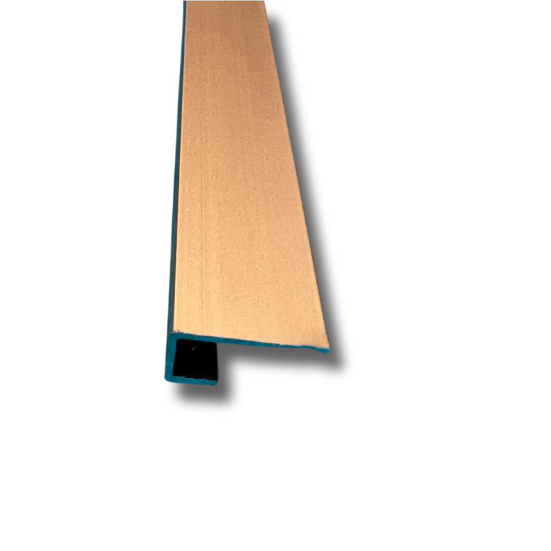 For installations where minimal glue is required, use our range of SPC joining bands to reduce the need for glue applications. Simply screw the metal bands directly to the walls studs and slot the spc panels within the grooves. When installed correctly, this allows for minimal - no glue.  Effortlessly join corners with the SPC corner join strip made of durable stainless steel