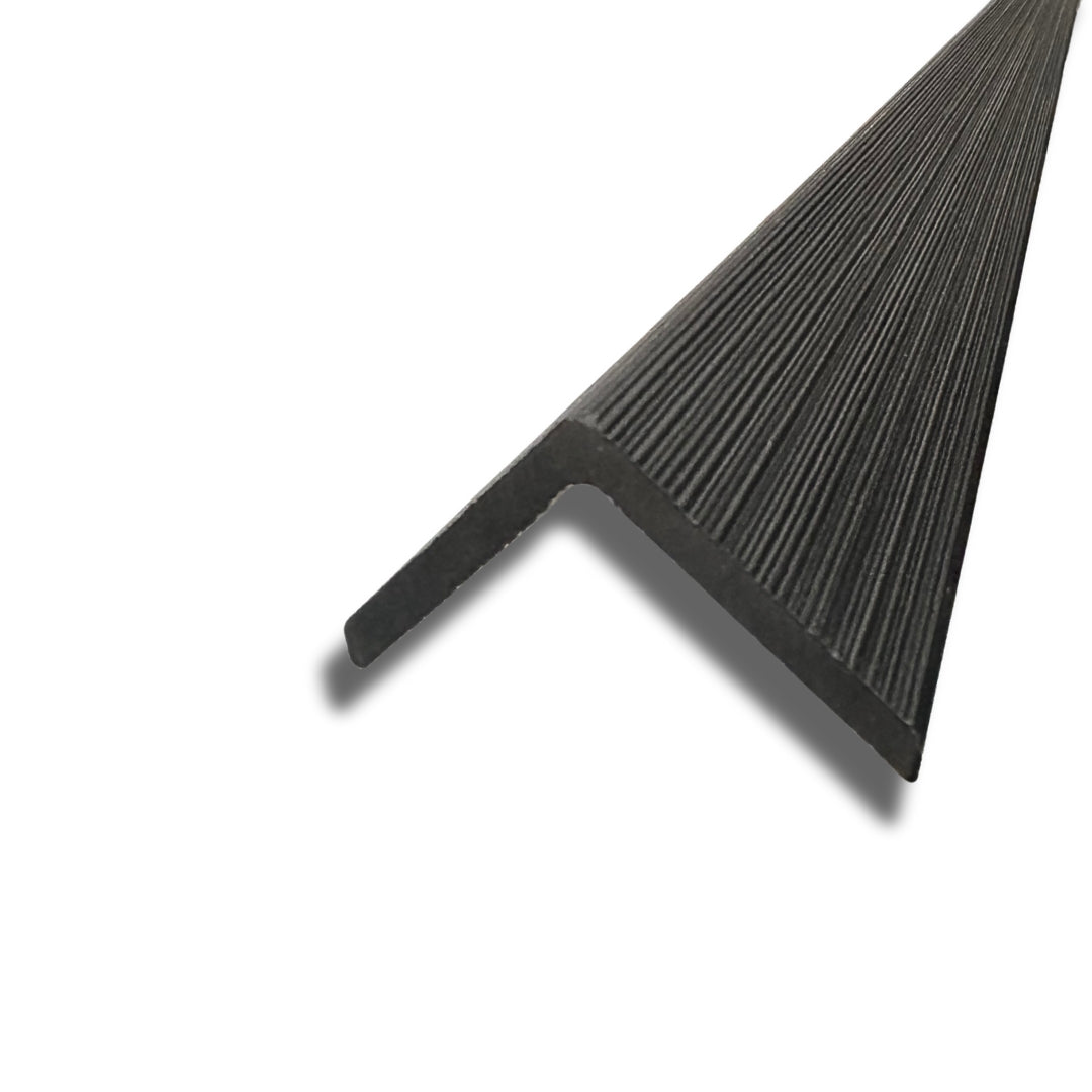 Composite cladding end cap Black - 2.9 metres