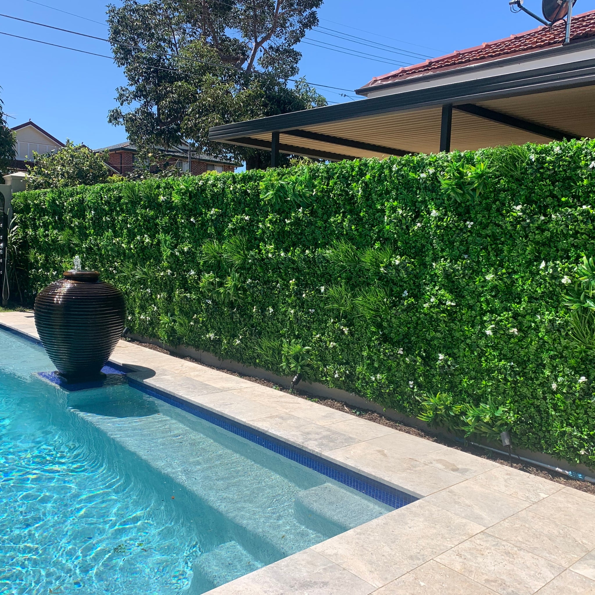 artificial garden wall  plant wall fake plants green wall plant panel plant screen plant screening