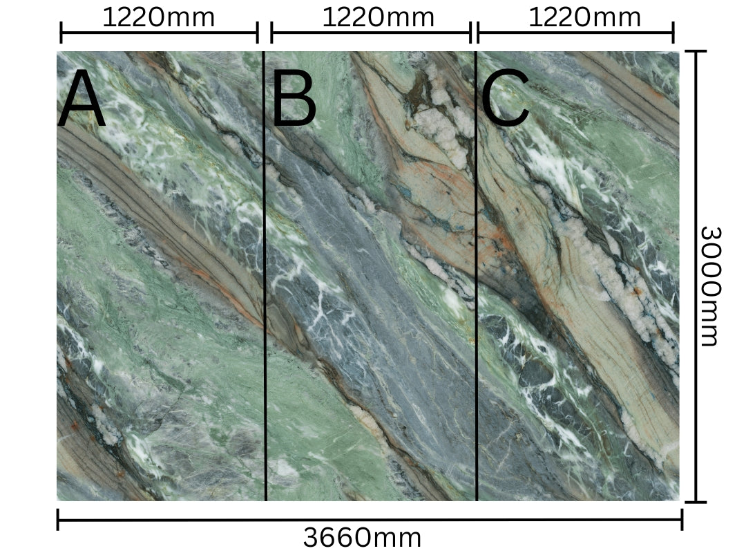 artificial marble stone wall tile SPC wet wall panel