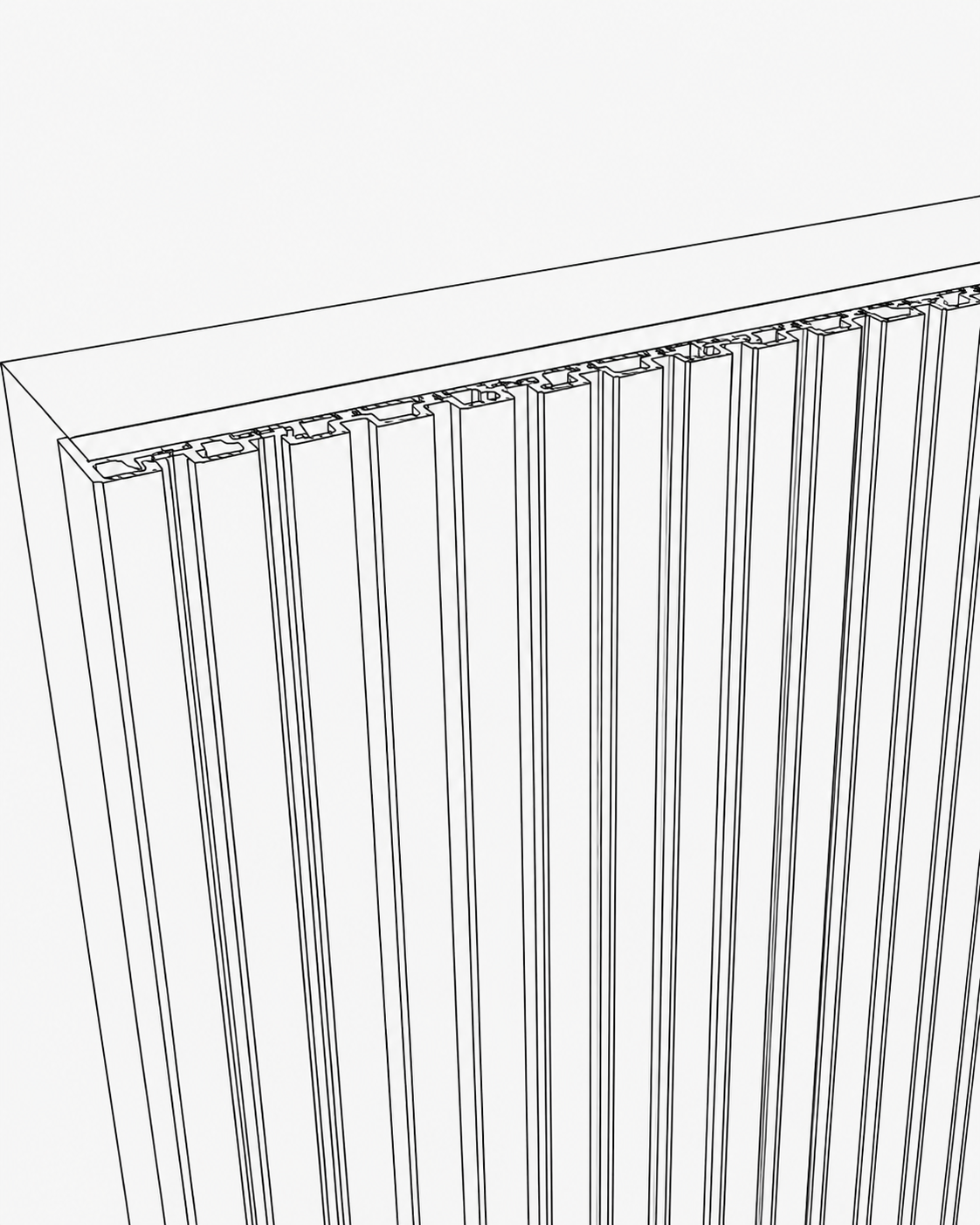 Continue installing boards across the wall - top edge reference detail