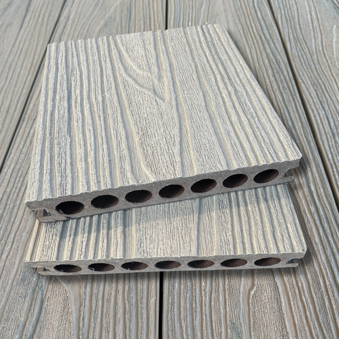 ash grey co extrusion composite decking