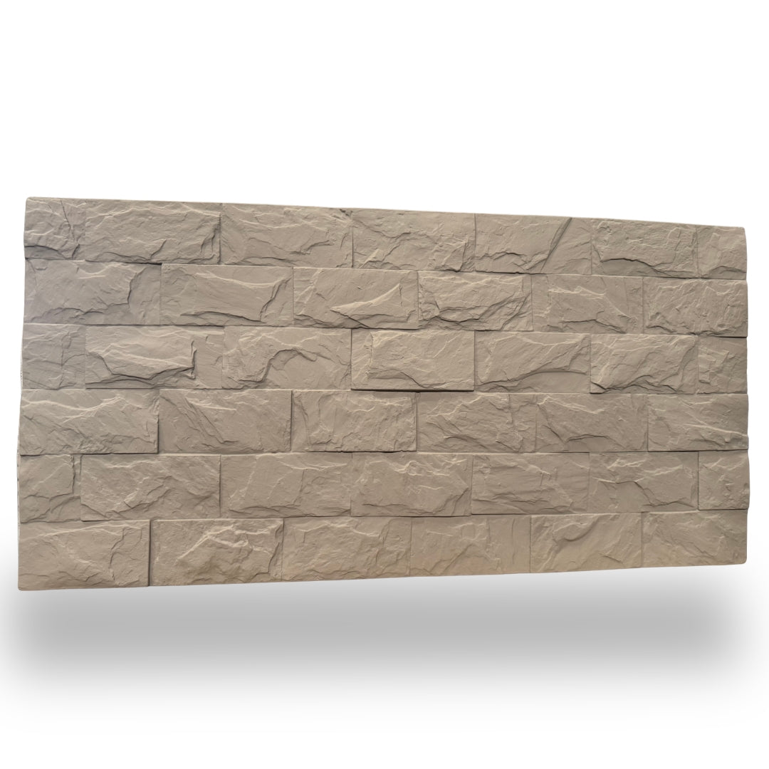 beige slate artificial stone wall cladding