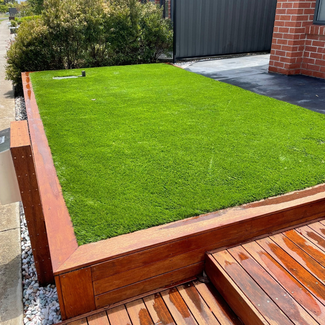 bermuda synthetic grass installation