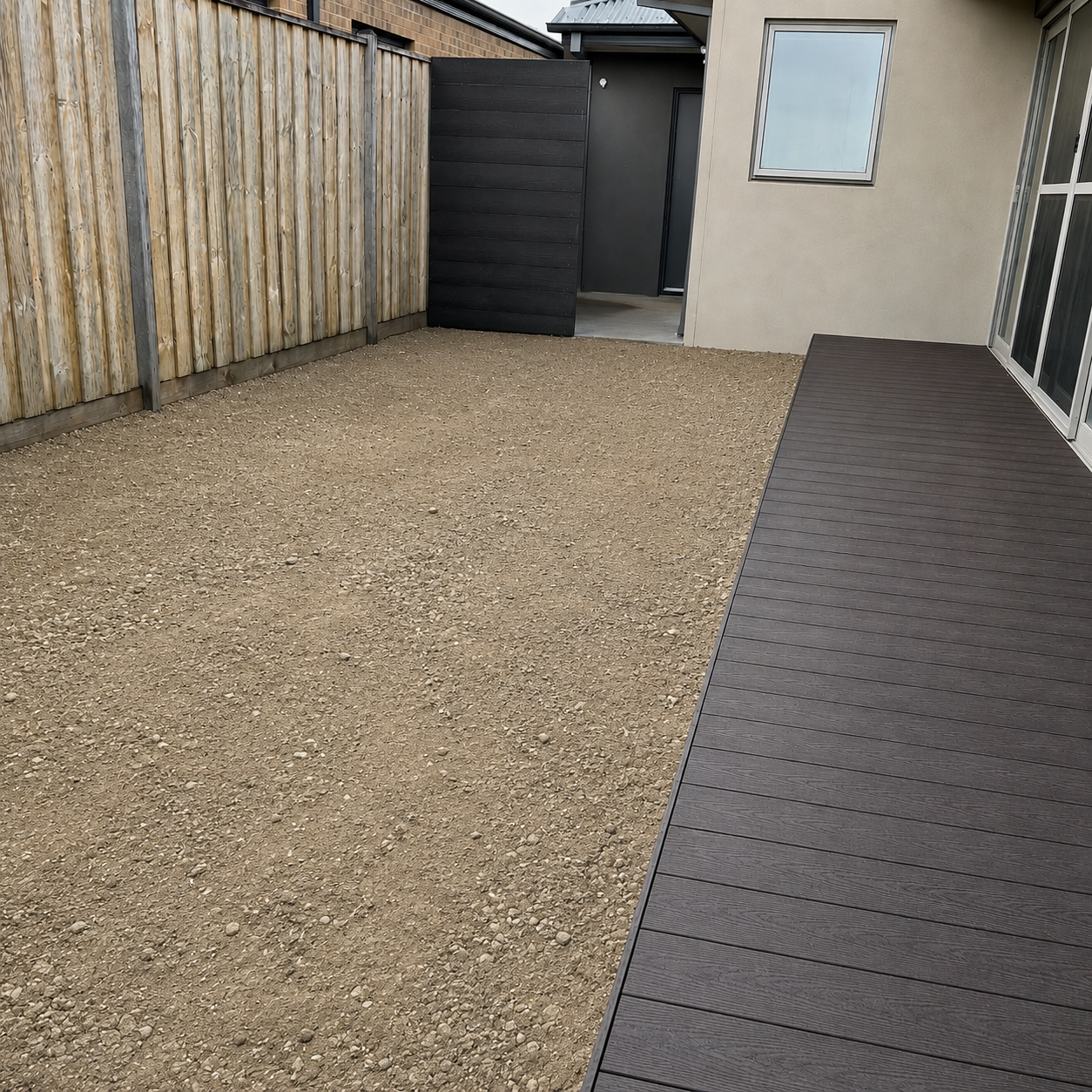 Backyard after Emerald 35 artificial grass installation