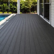 black everwood range composite deck poolside