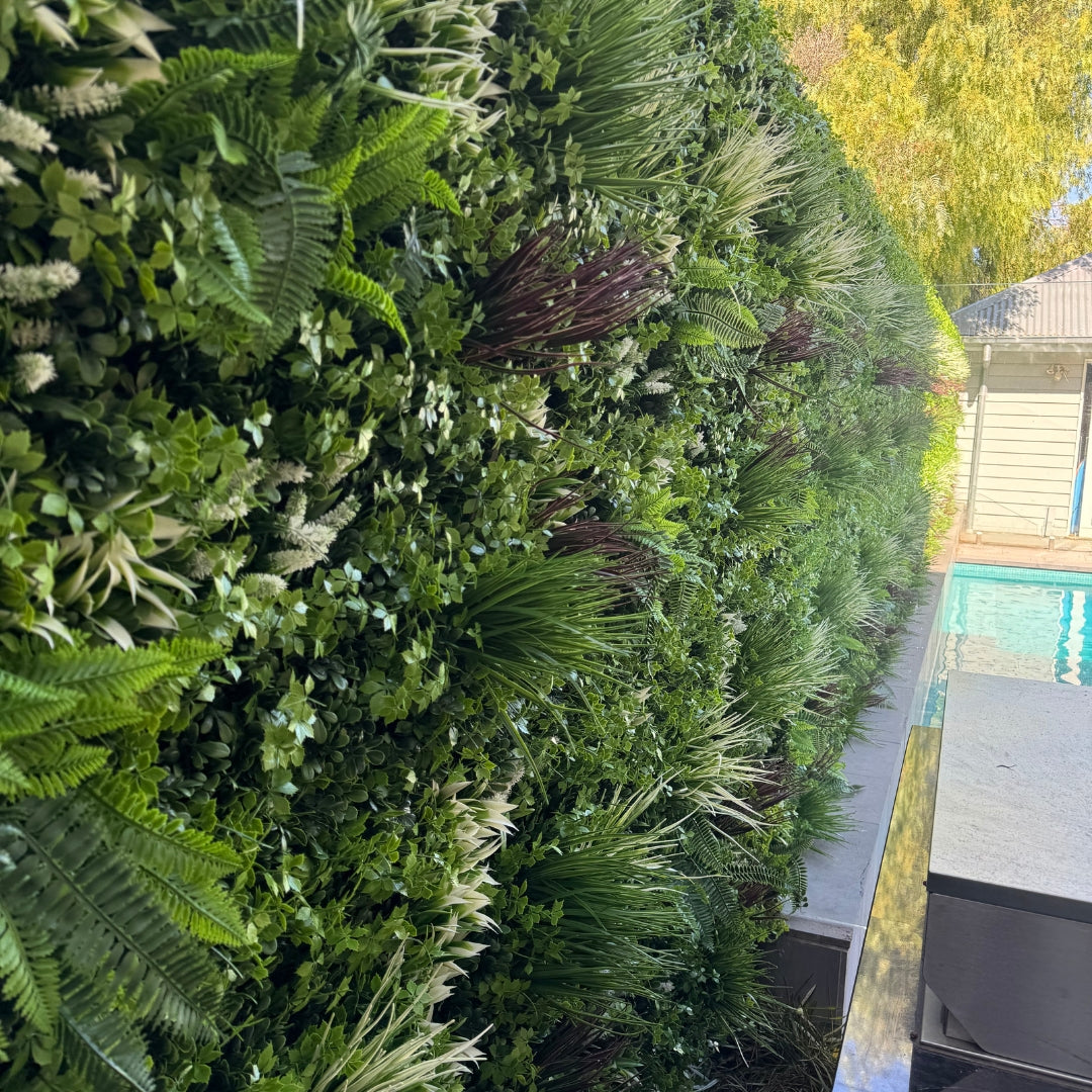 artificial garden wall tropical fake plant panel