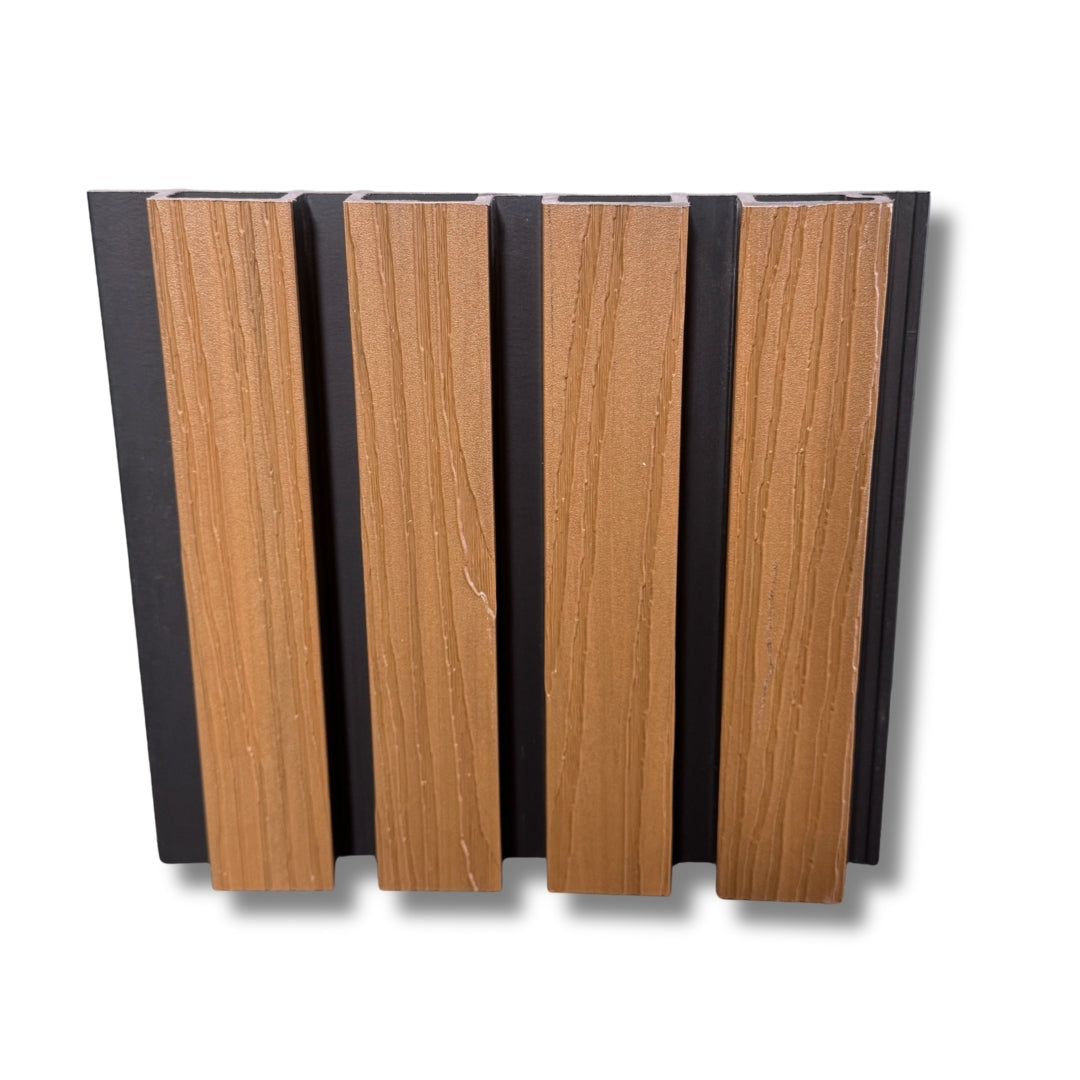 grande textured teak composite cladding