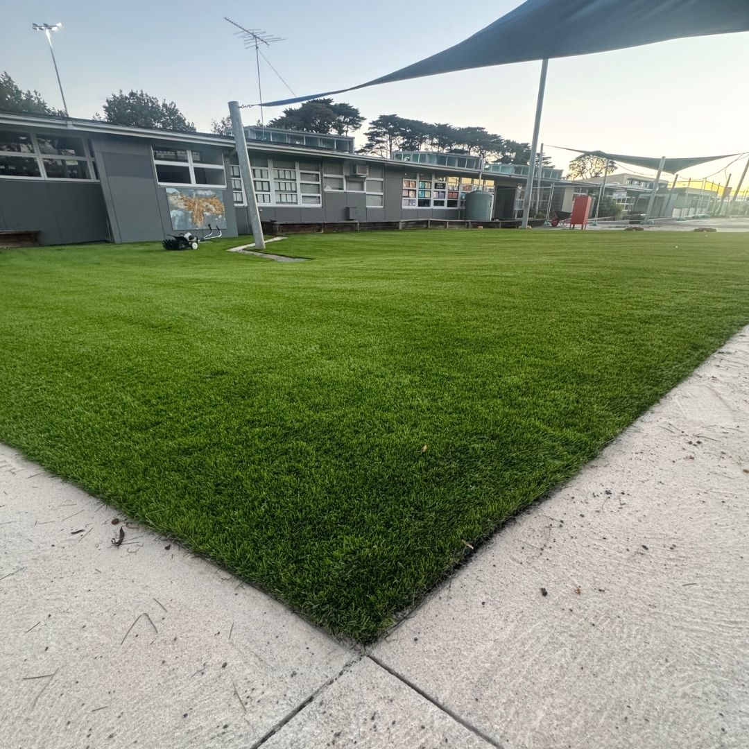 Native Blend 40 installed on a front lawn