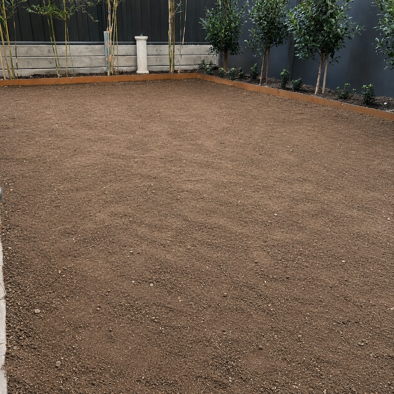 Backyard after Native Blend 40 installation
