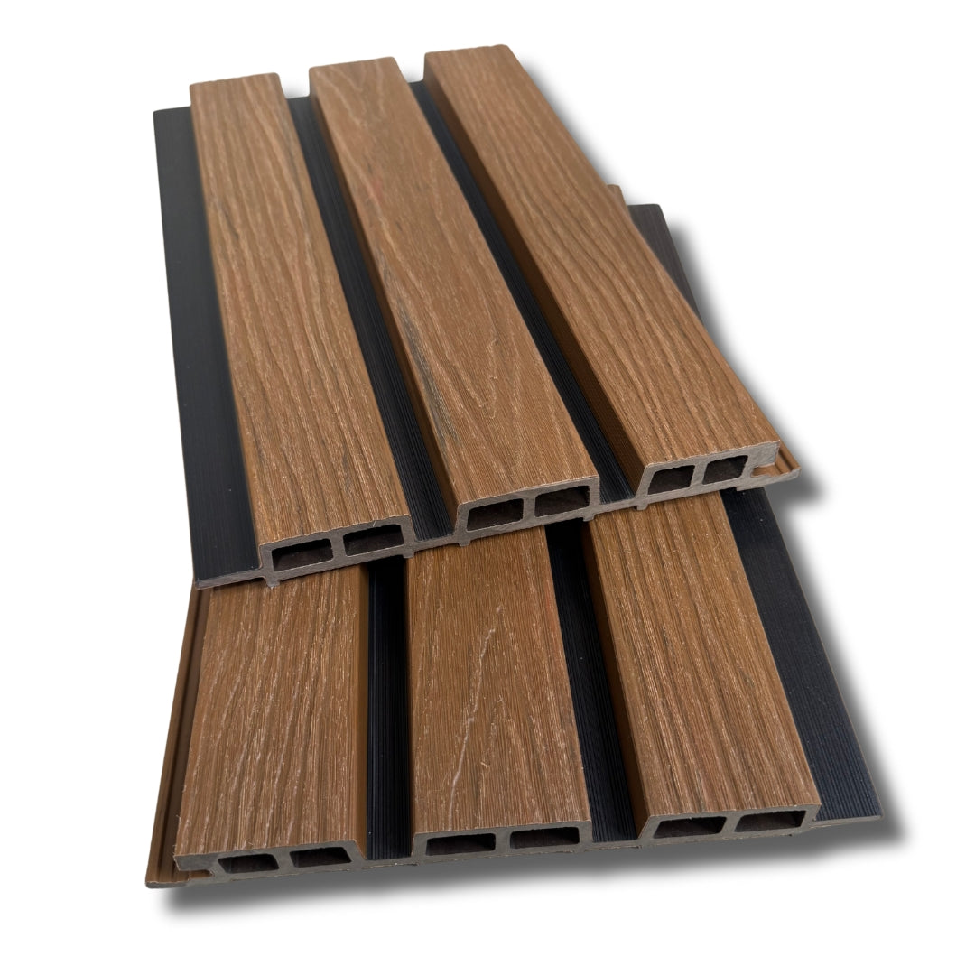 natural looking amber exterior composite wall cladding