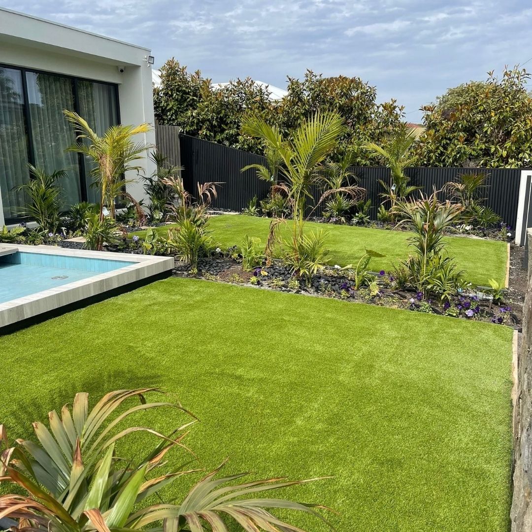 Plush 40 installed around a pool or landscaped path