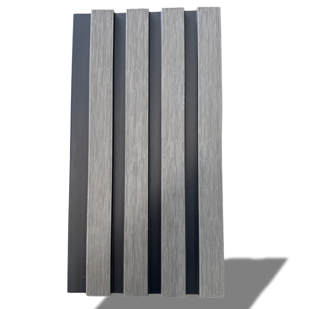 slim line composite cladding grey wall covering