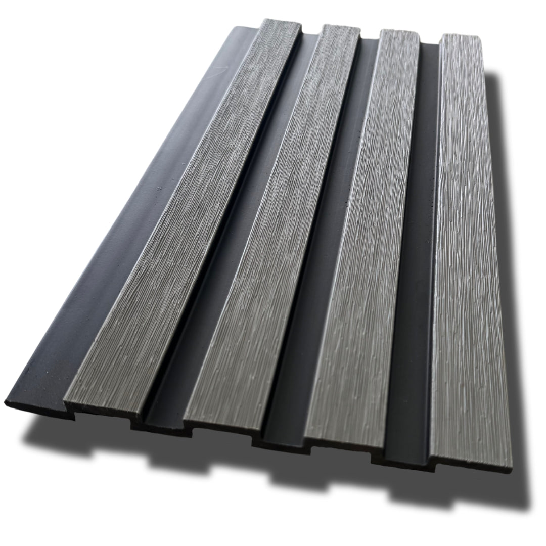 slim line composite cladding grey wall covering