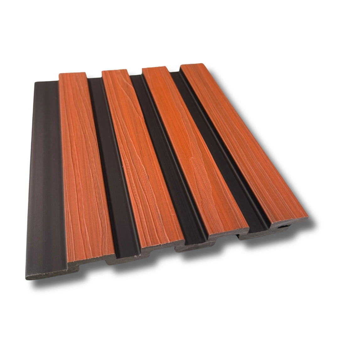 Cladding Grass Slimline Composite Cladding (textured) - Redwood Two Tone – Ausgrass