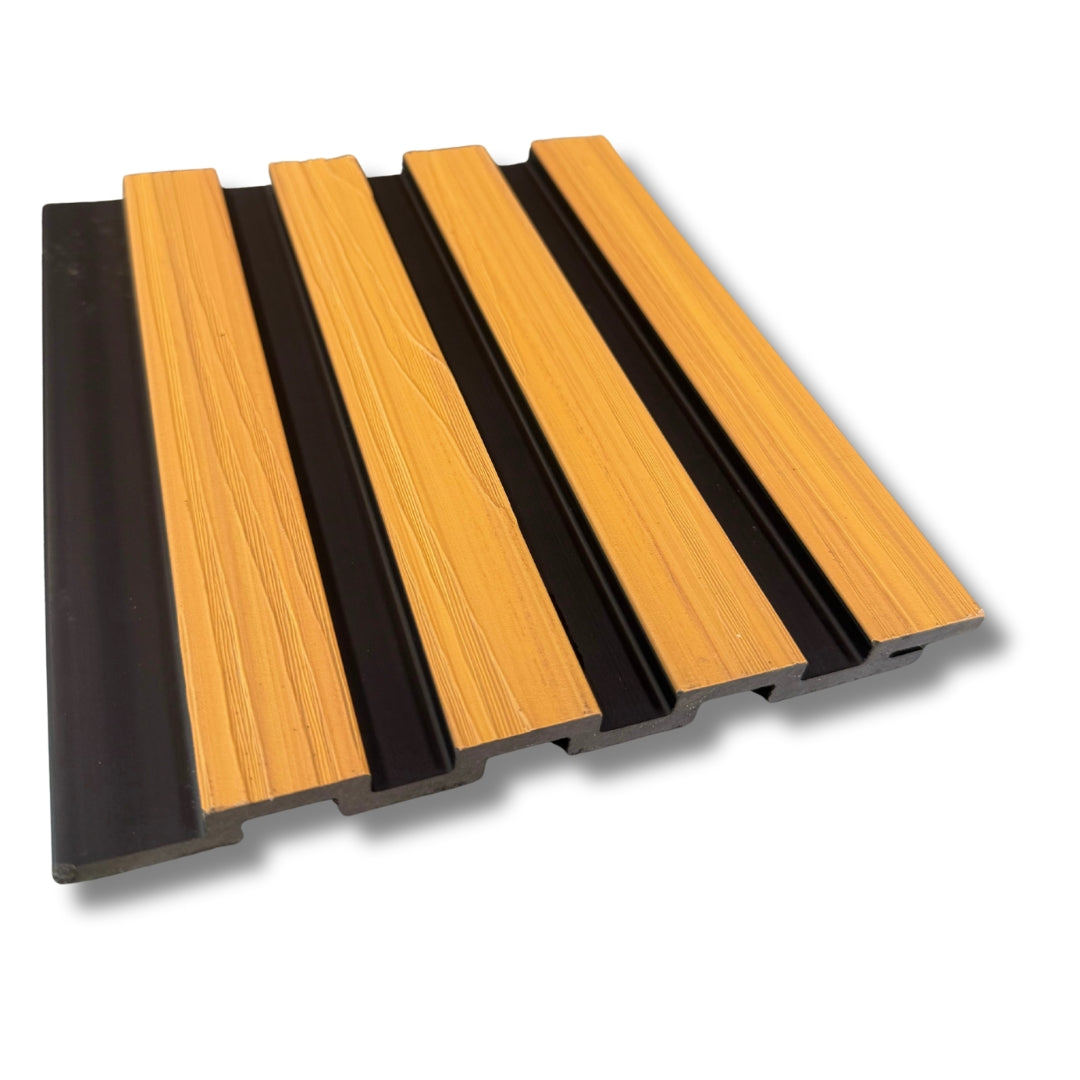 teak slim line wall cladding