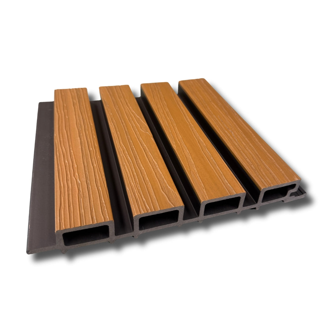 grande textured teak composite cladding