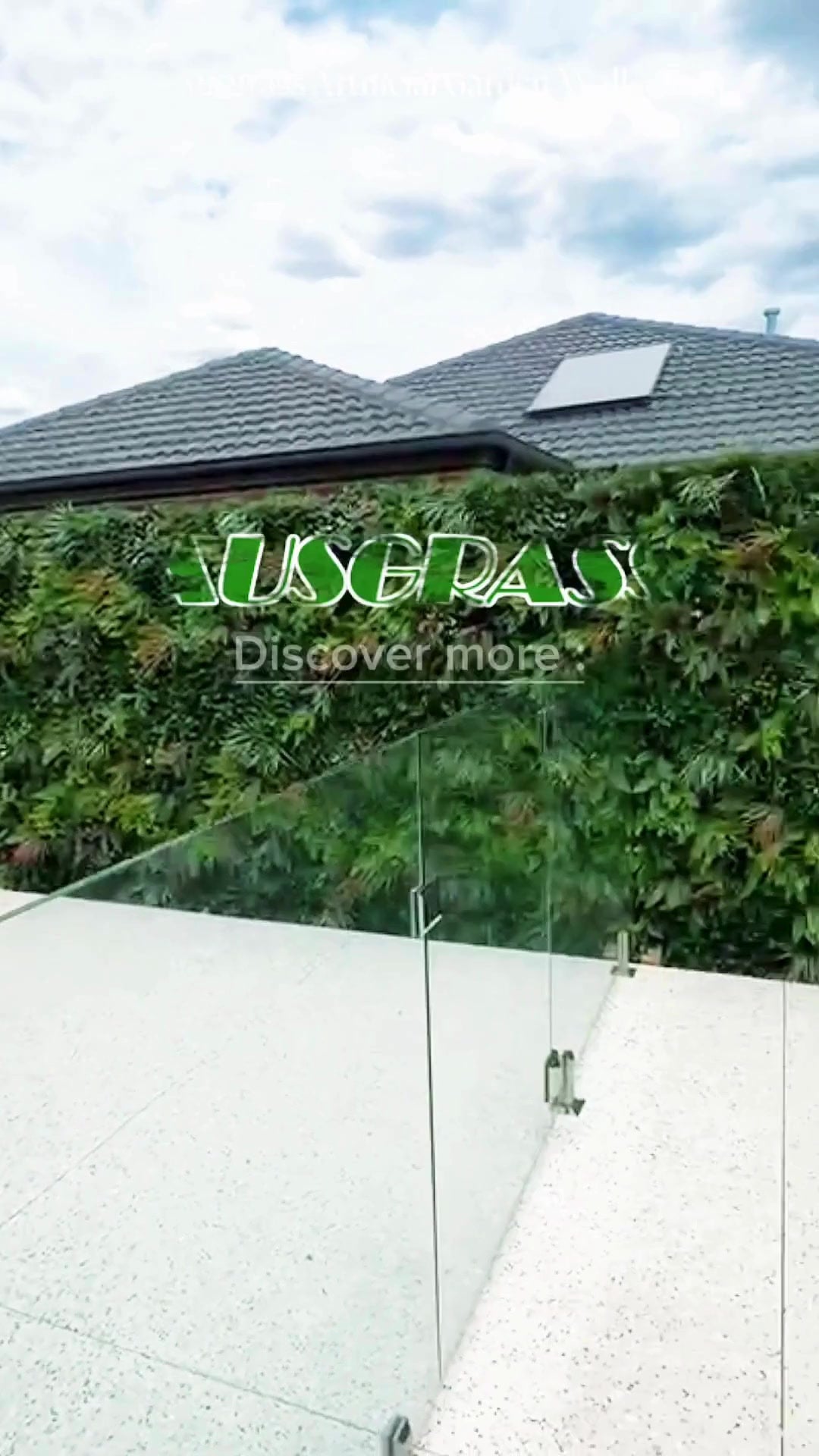 artificial vertical garden wall hedge