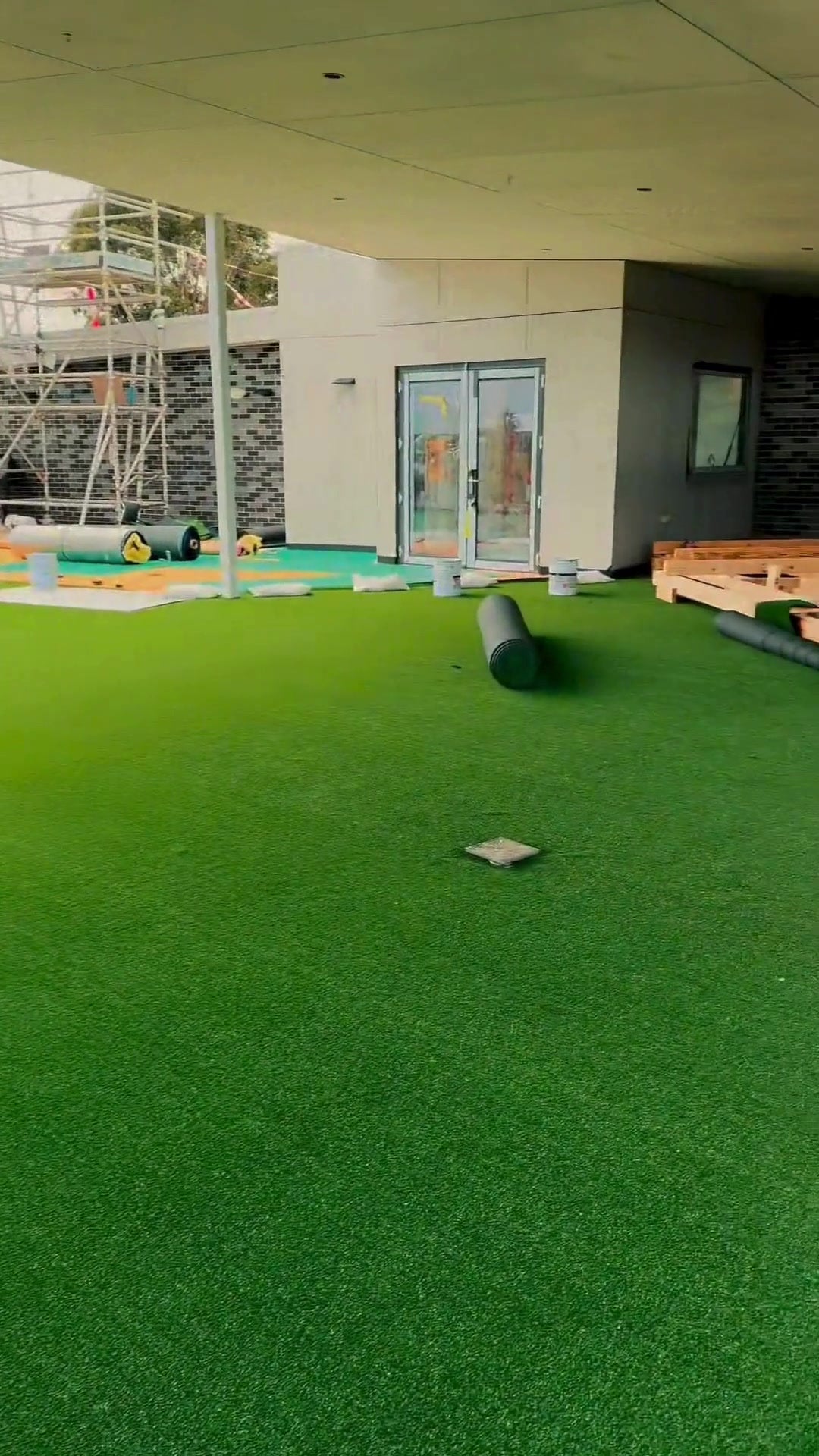 Artificial turf sporting complex school