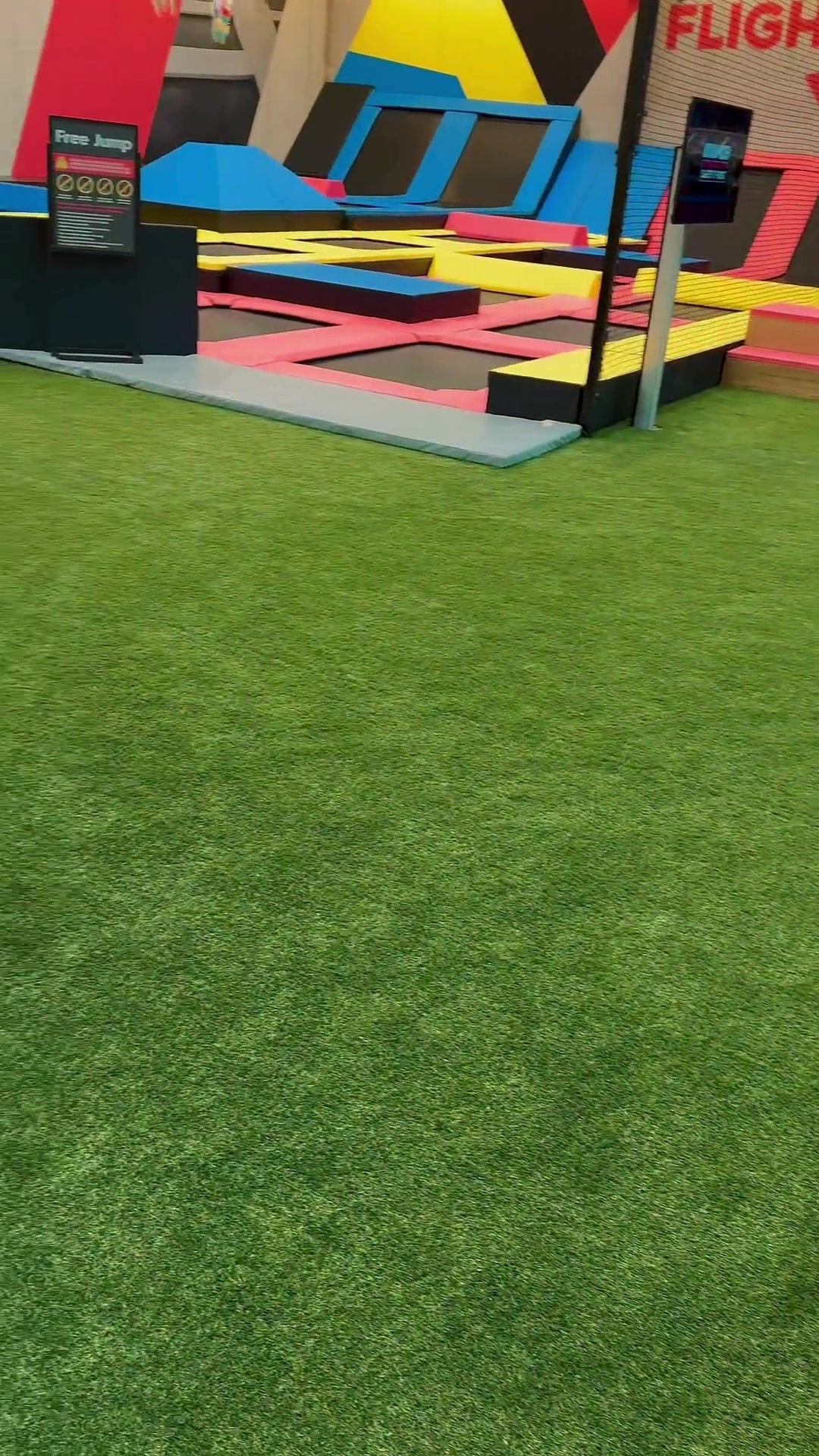 artificial grass sports play centre fit out
