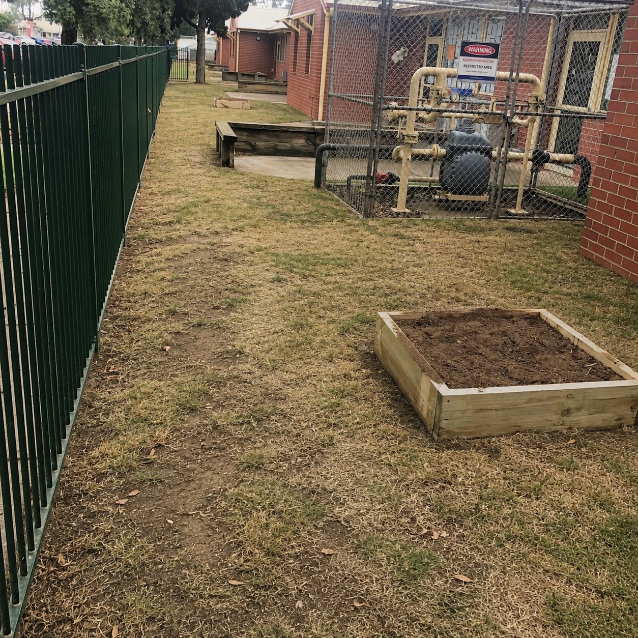 Backyard after Native Blend 35 installation